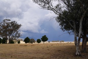 Summer storm approaching our farm