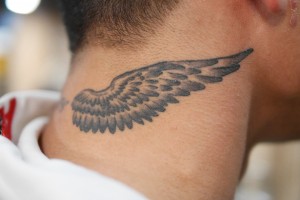 Wings on a young fella.