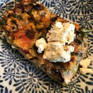 Mushroom frittata